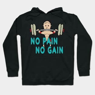 Weightlifting - No Pain No Gain Hoodie